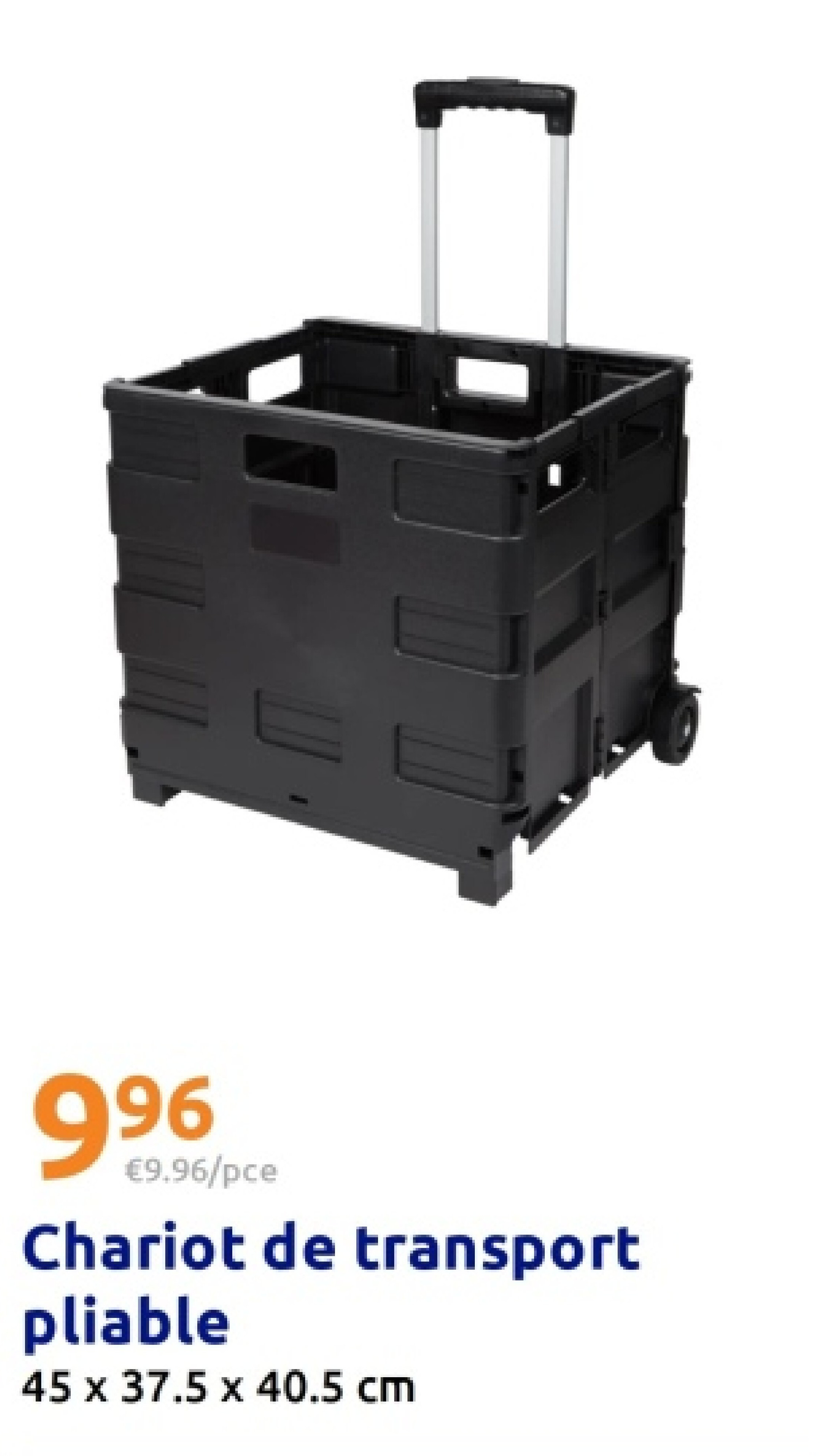 Chariot de transport pliable