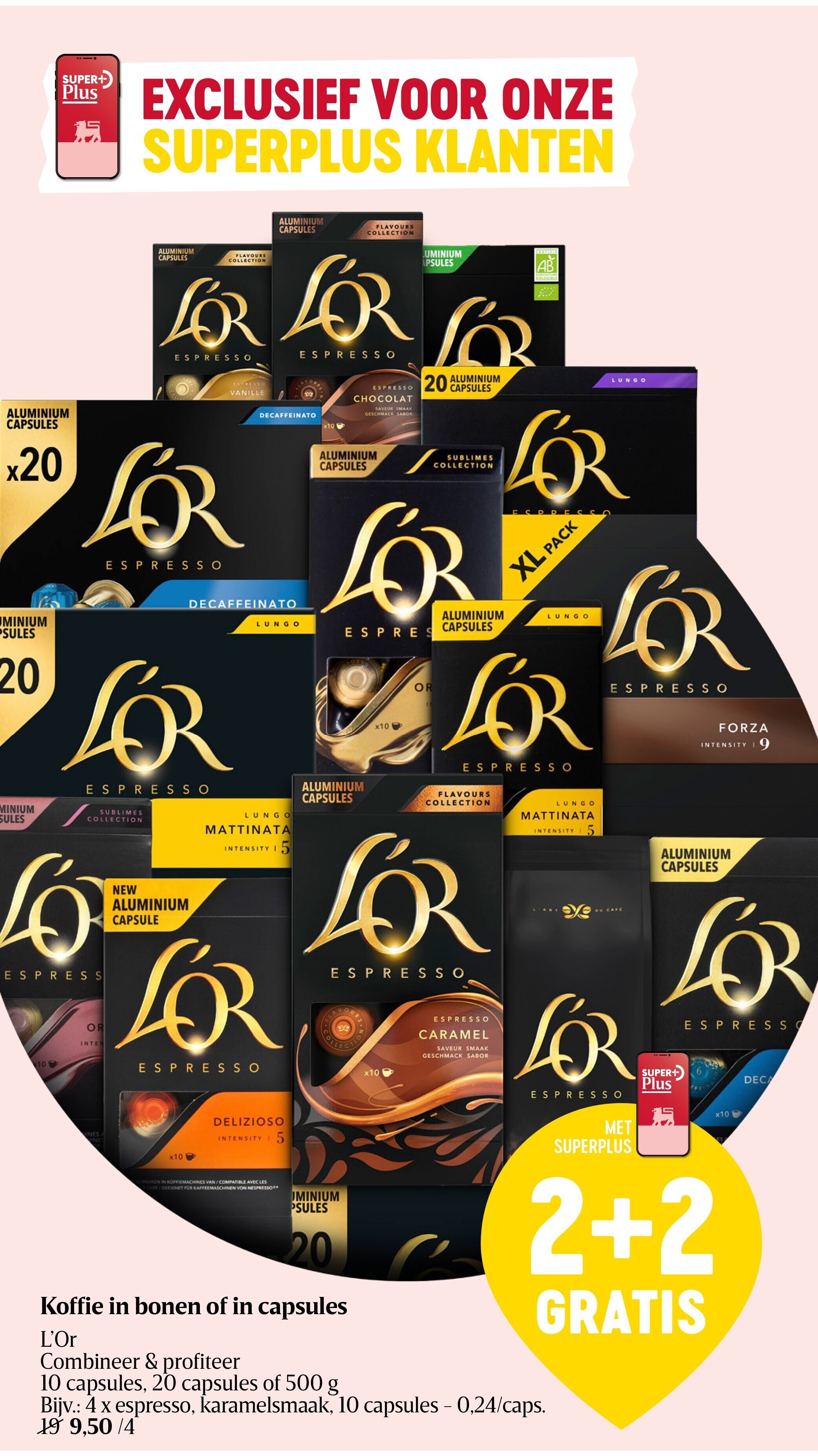 Koffie in bonen of in capsules