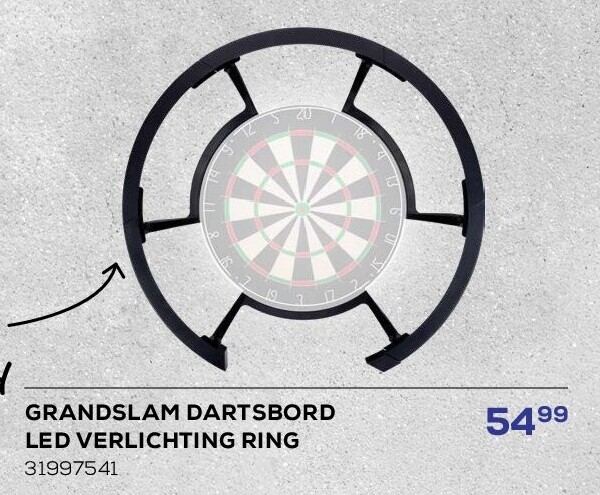 GRANDSLAM DARTSBORD LED VERLICHTING RING