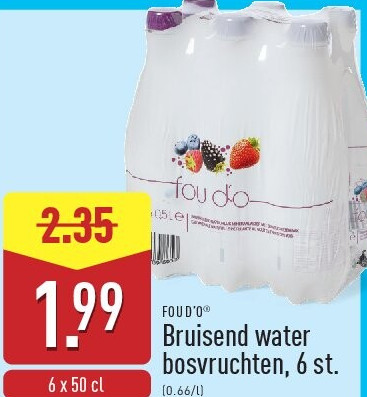 Bruisend water bosvruchten, 6st.