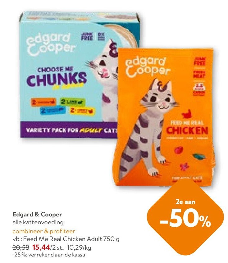 Edgard & Cooper Feed Me Real Chicken Adult 750 g