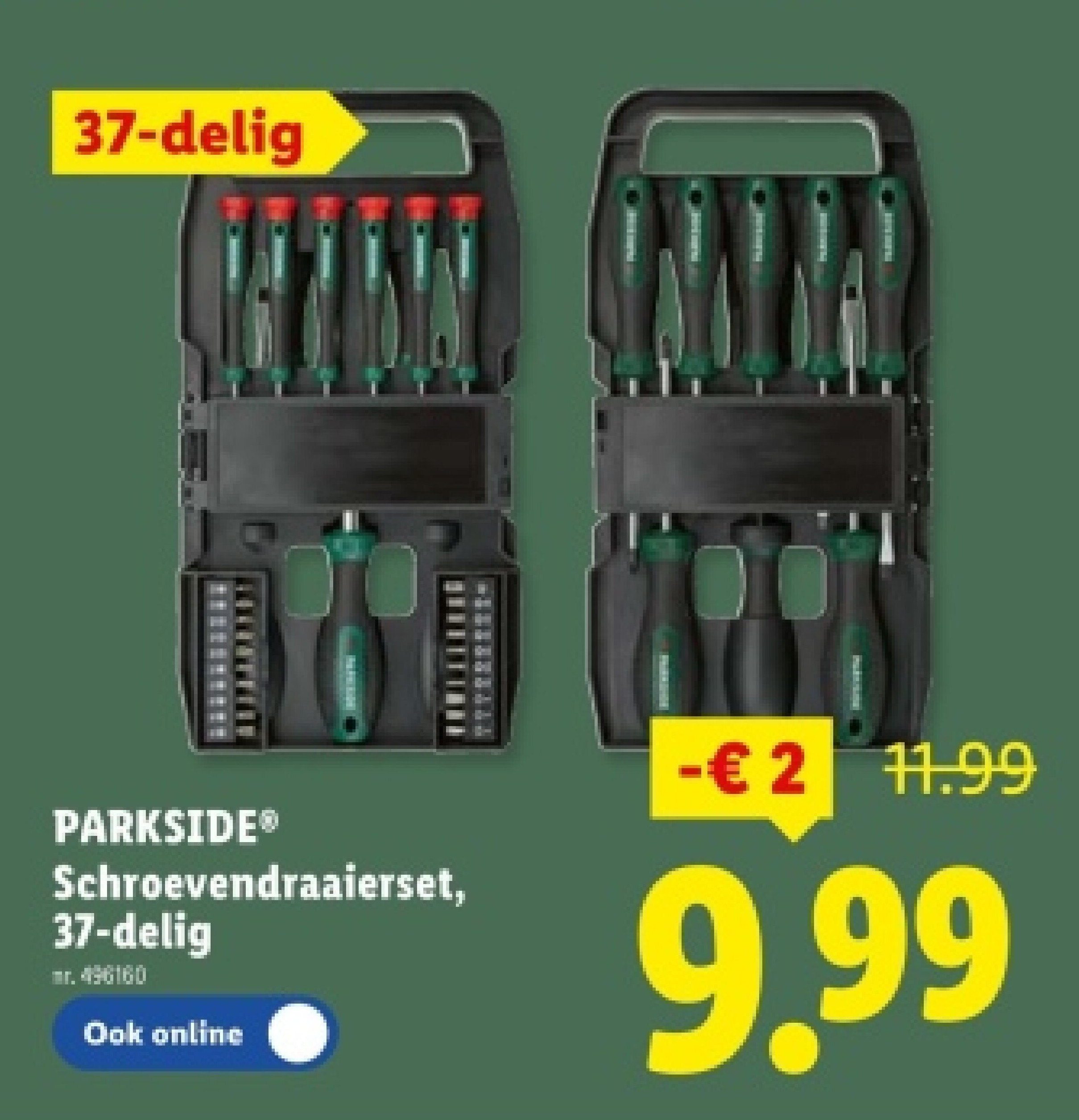 Schroevendraaierset, 37-delig