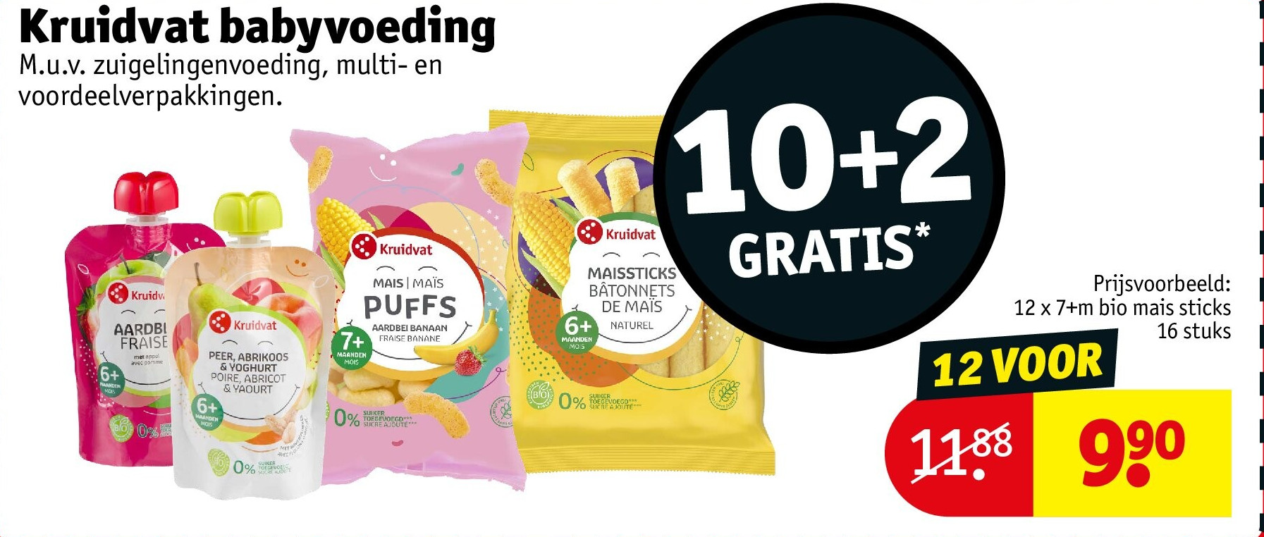 Kruidvat babyvoeding 12 VOOR