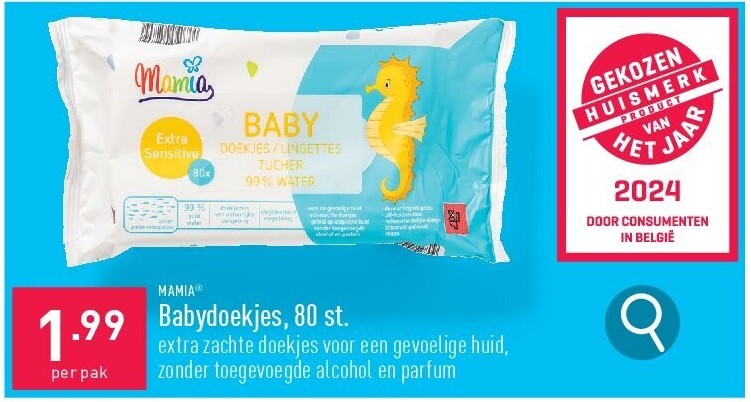 Babydoekjes, 80st.