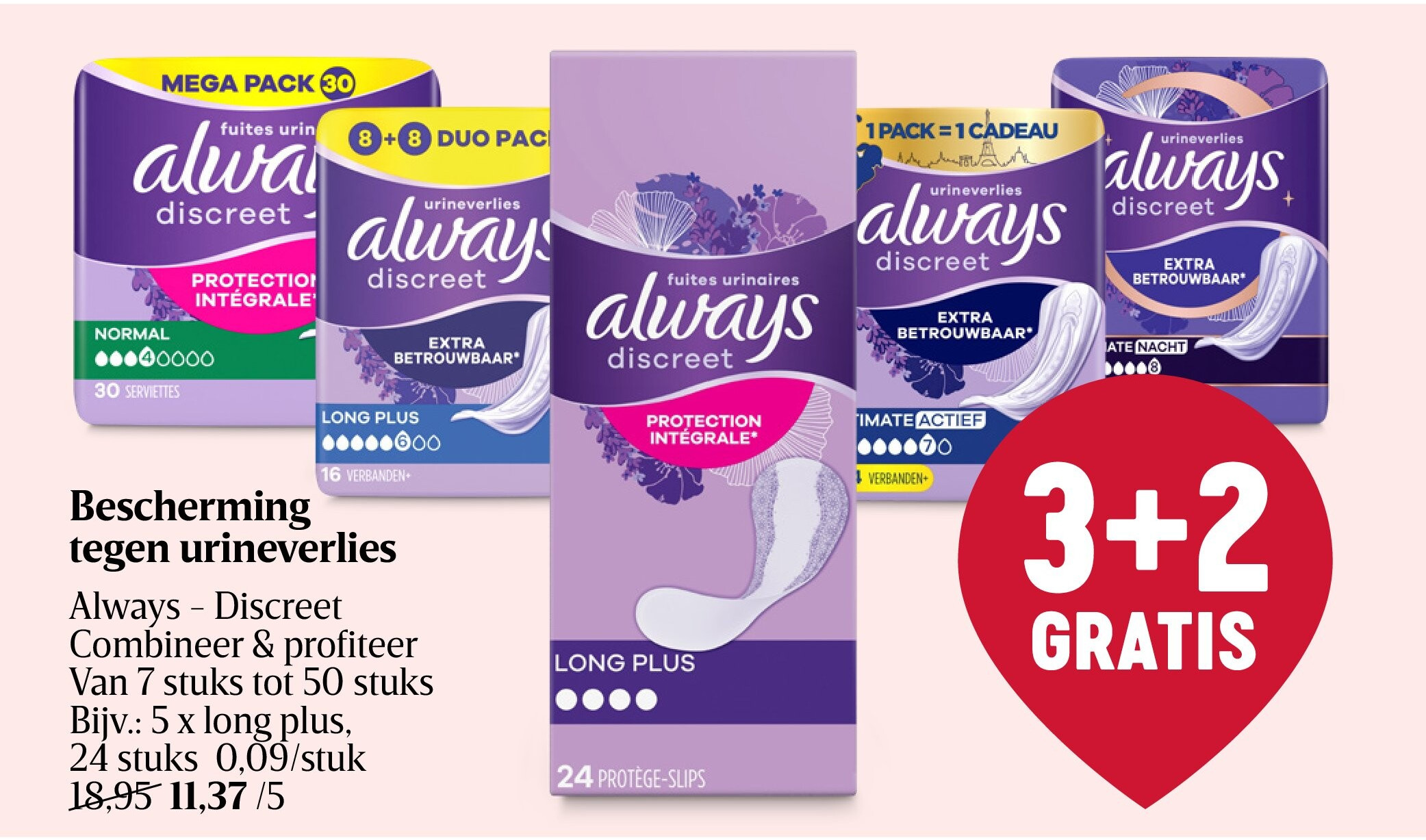 Bescherming tegen urineverlies