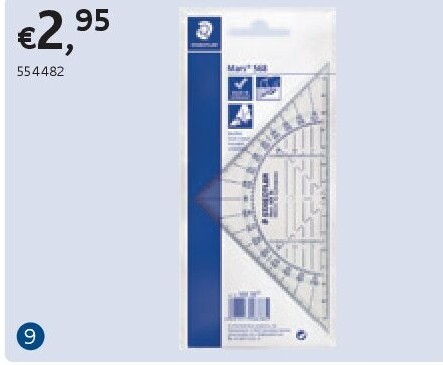 STAEDTLER GEODRIEHOEK MARS 568