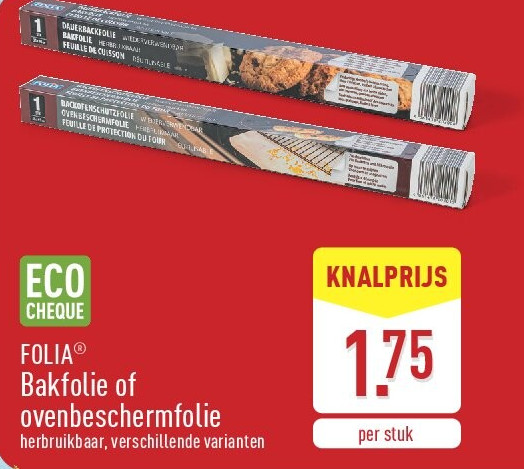 Bakfolie of ovenbeschermfolie
