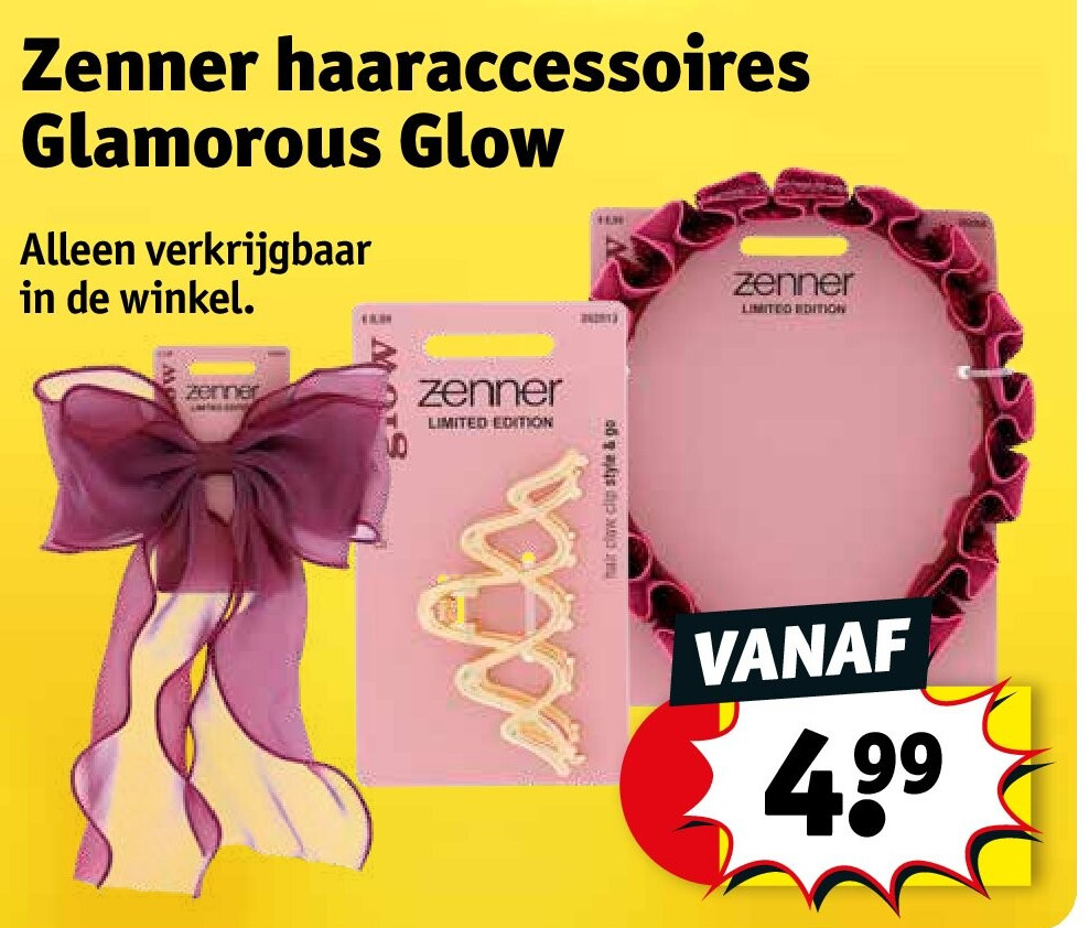 Zenner haaraccessoires Glamorous Glow
