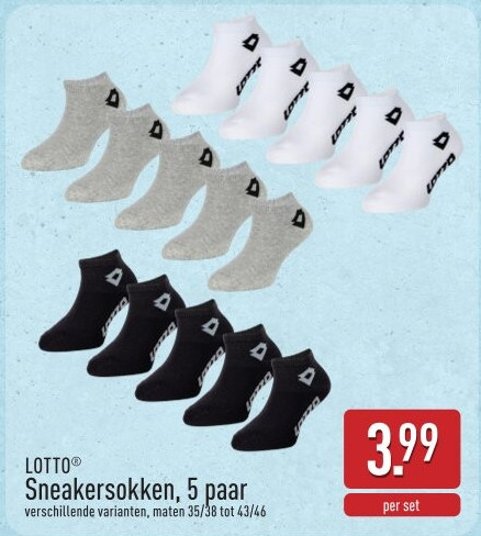 Sneakersokken, 5paar