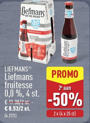Liefmans fruitesse 0,0 %, 4st.