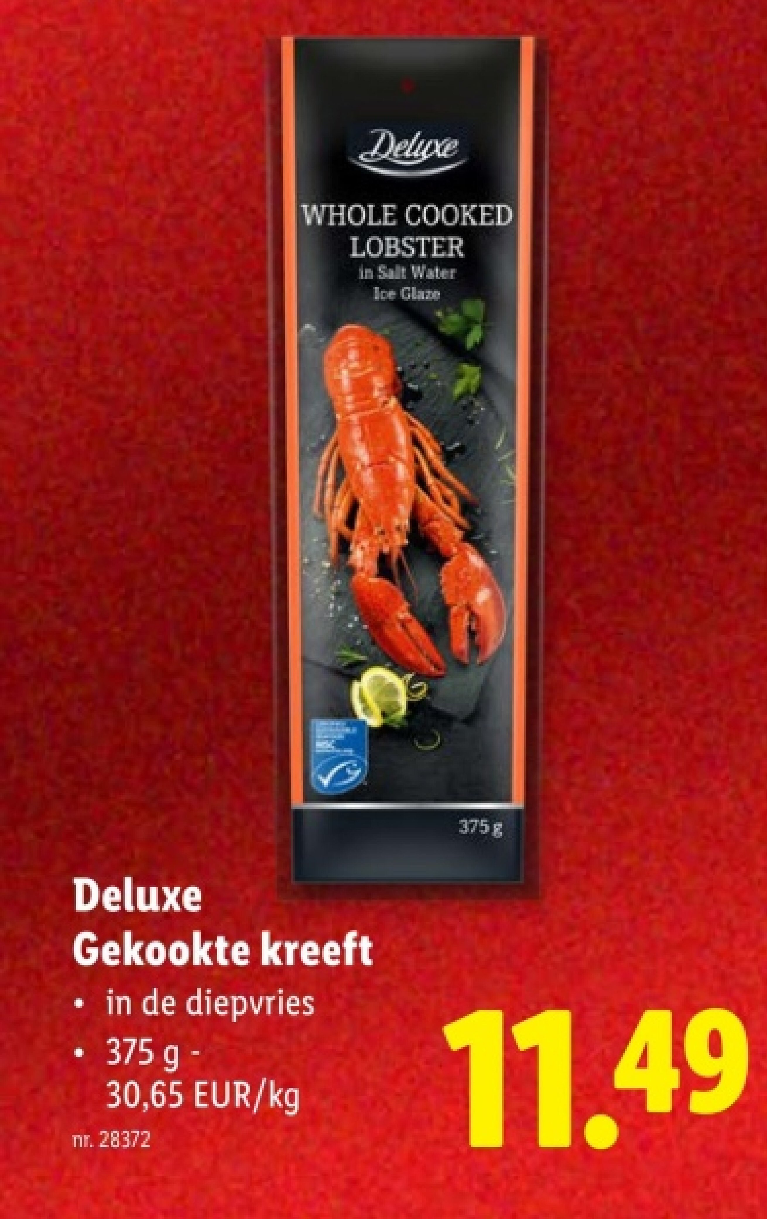 Gekookte kreeft