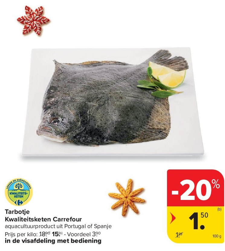 Tarbotje Kwaliteitsketen Carrefour