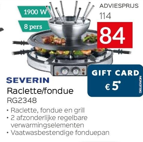 Raclette/fondue RG2348