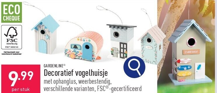Decoratief vogelhuisje