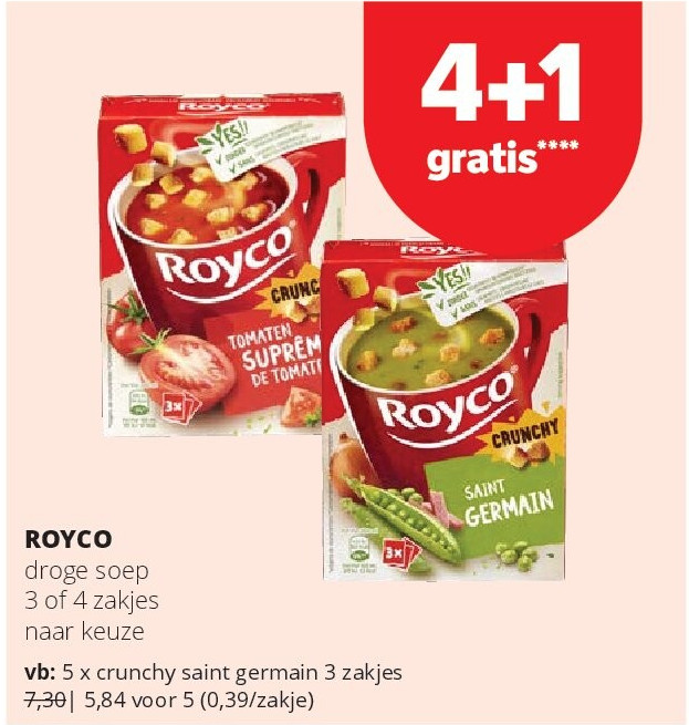 ROYCO crunchy saint germain 3 zakjes