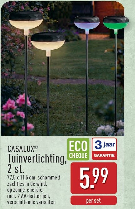 Tuinverlichting, 2st.
