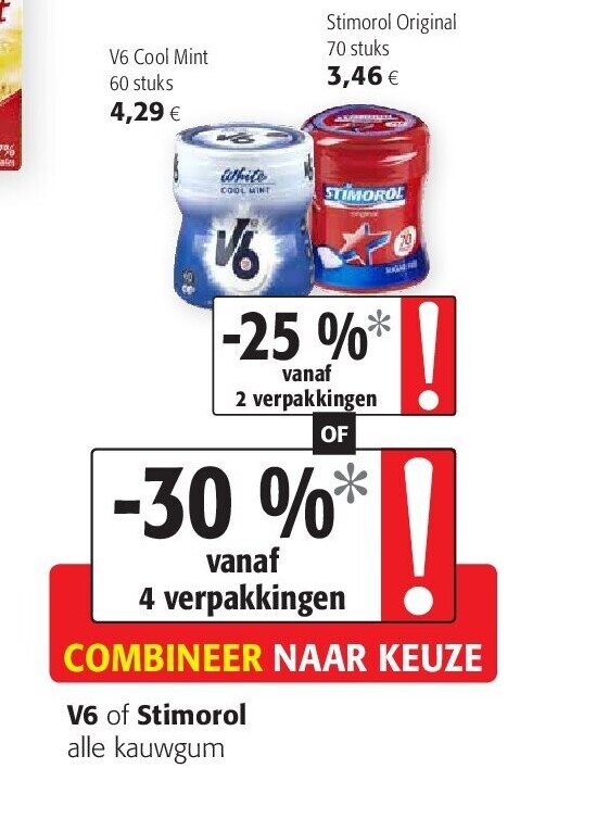 V6 Cool Mint 60 stuks