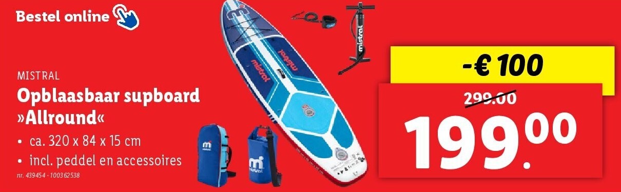 Opblaasbaar supboard »Allround«