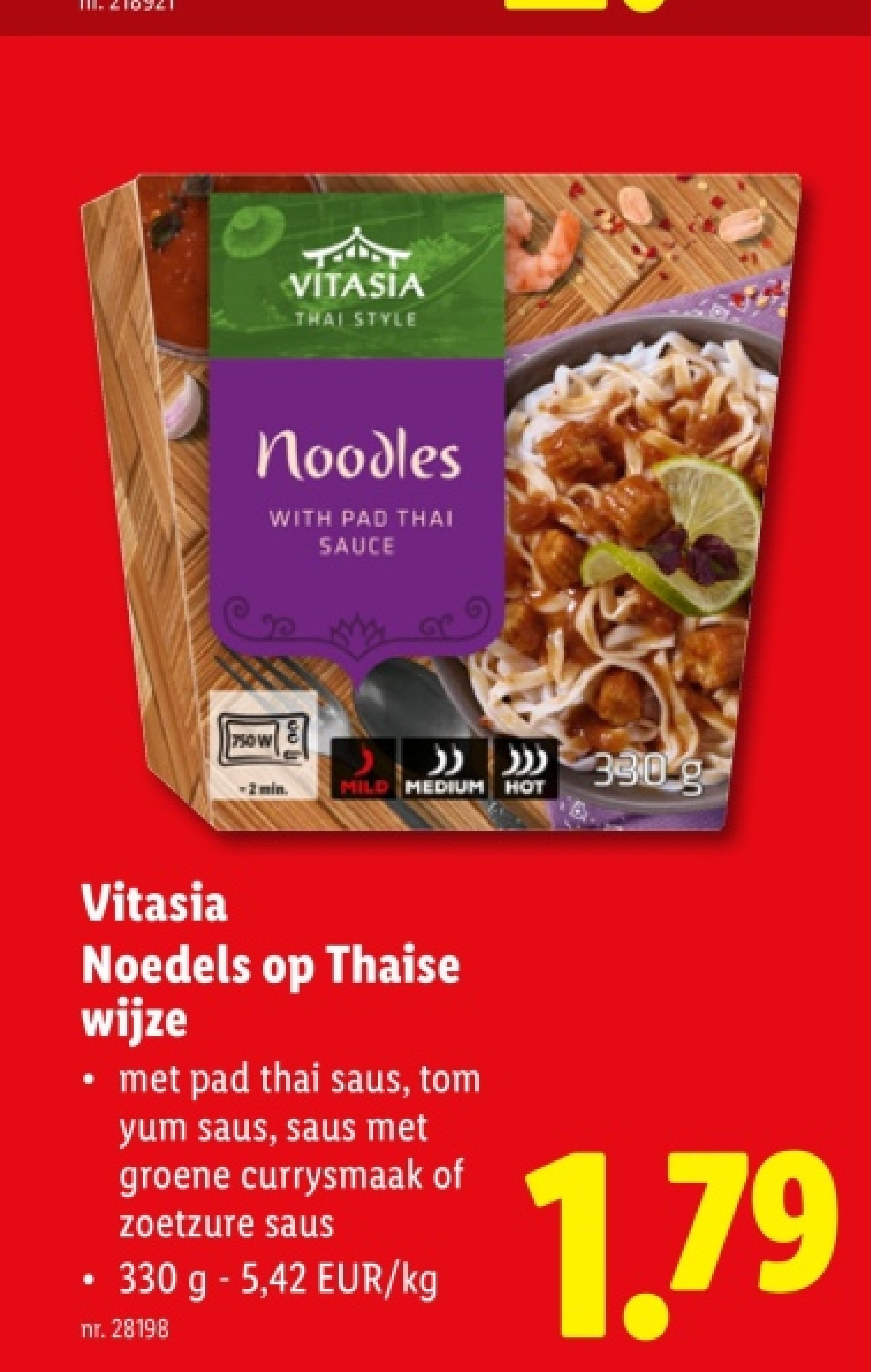 Noedels op Thaise wijze