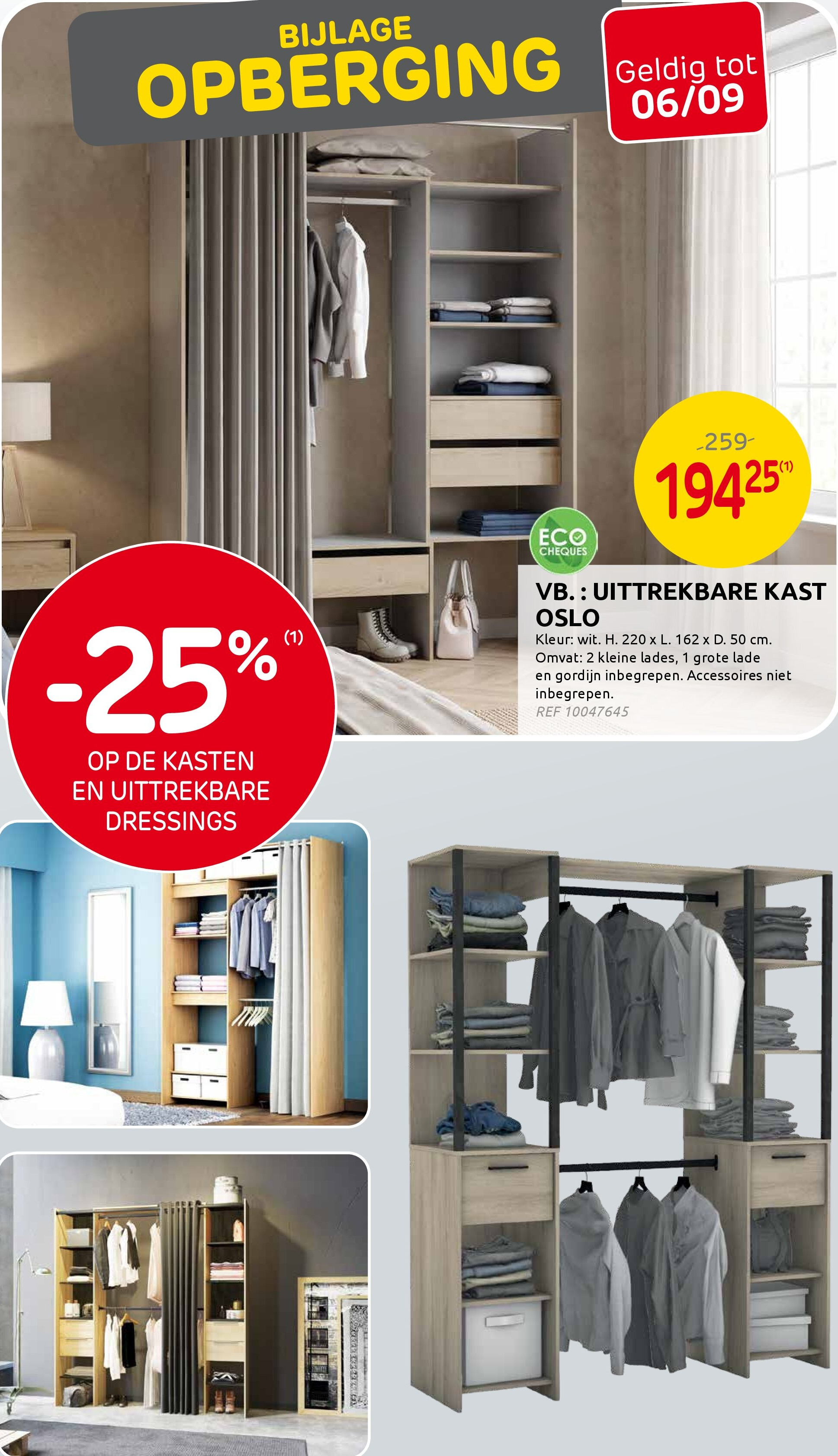 Uittrekbare kast Oslo