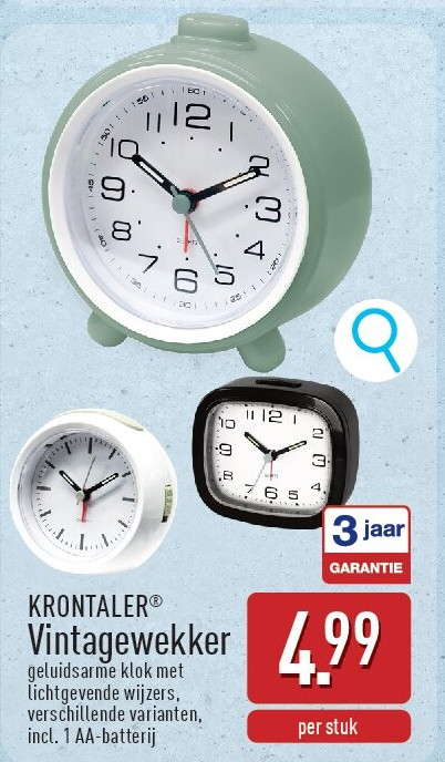 Vintagewekker