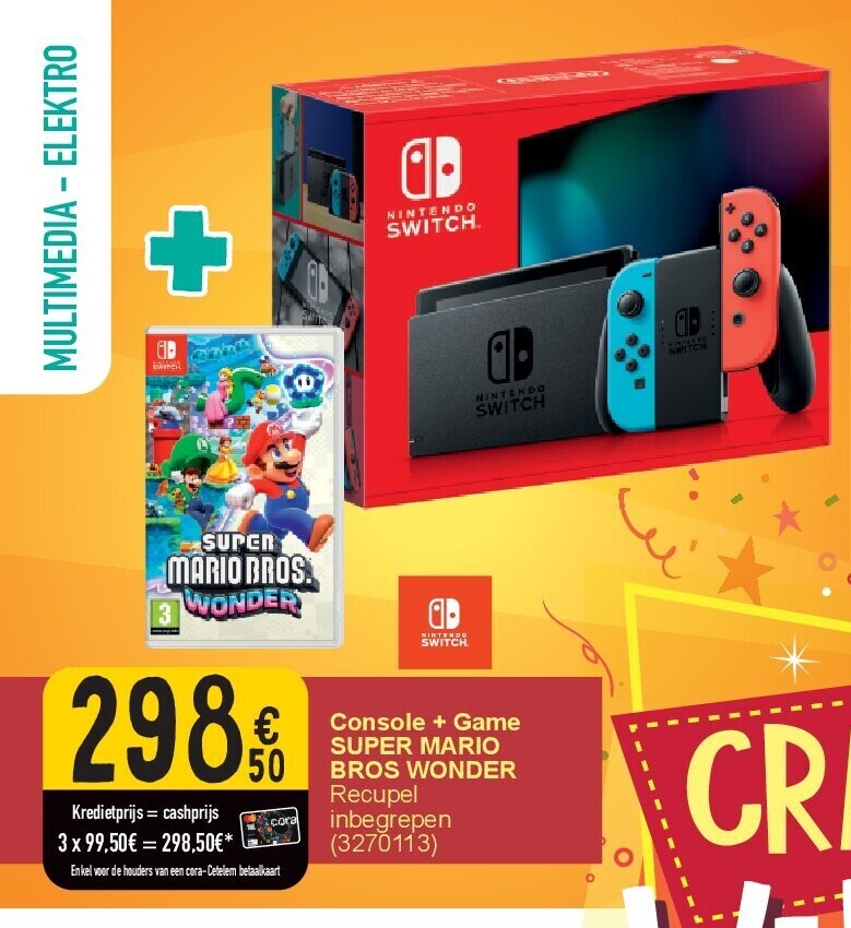 Console + Game SUPER MARIO BROS WONDER