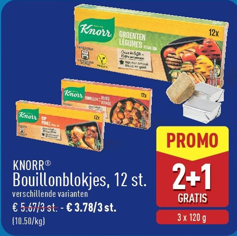 Bouillonblokjes, 12st.