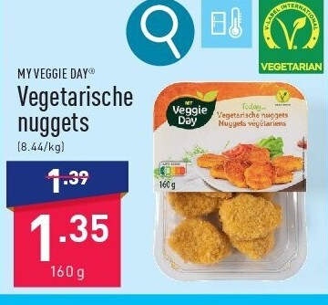 Vegetarische nuggets