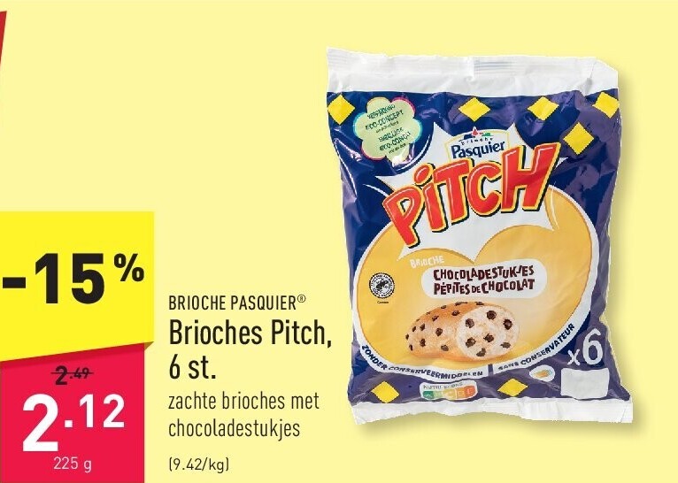 Brioches Pitch, 6 st.