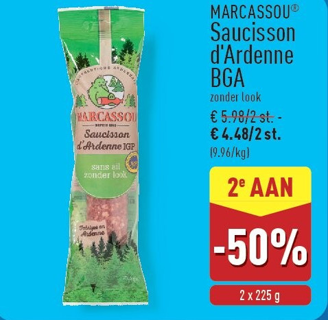 Saucisson d'Ardenne BGA