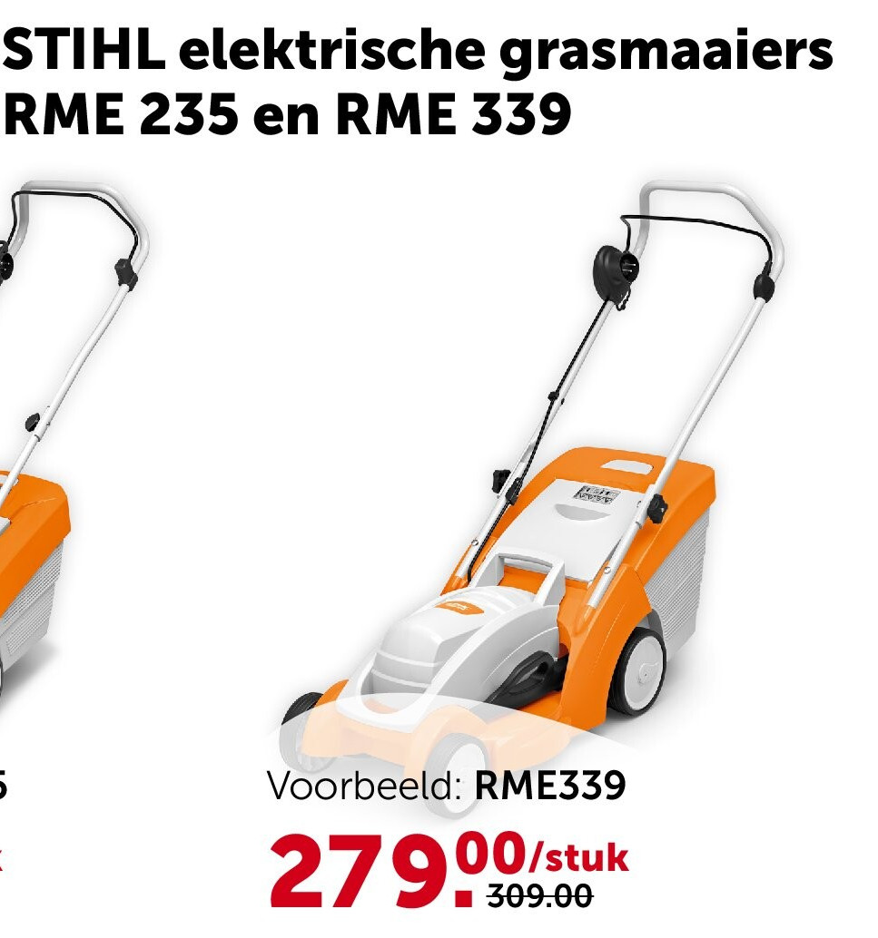 STIHL elektrische grasmaaiers RME 339
