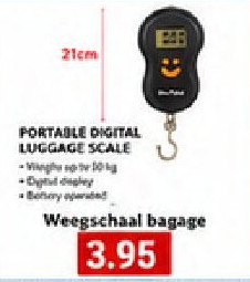 Weegschaal bagage