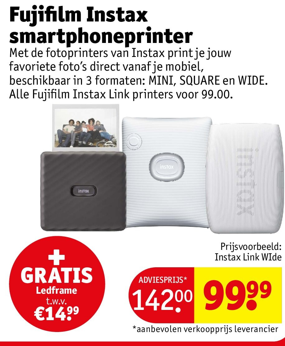 Fujifilm Instax smartphoneprinter