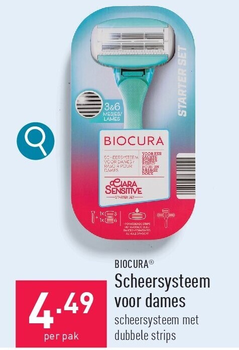 Scheersysteem voor dames