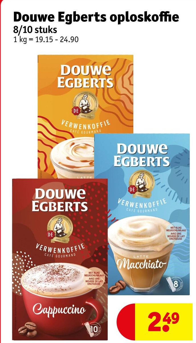 Douwe Egberts oploskoffie