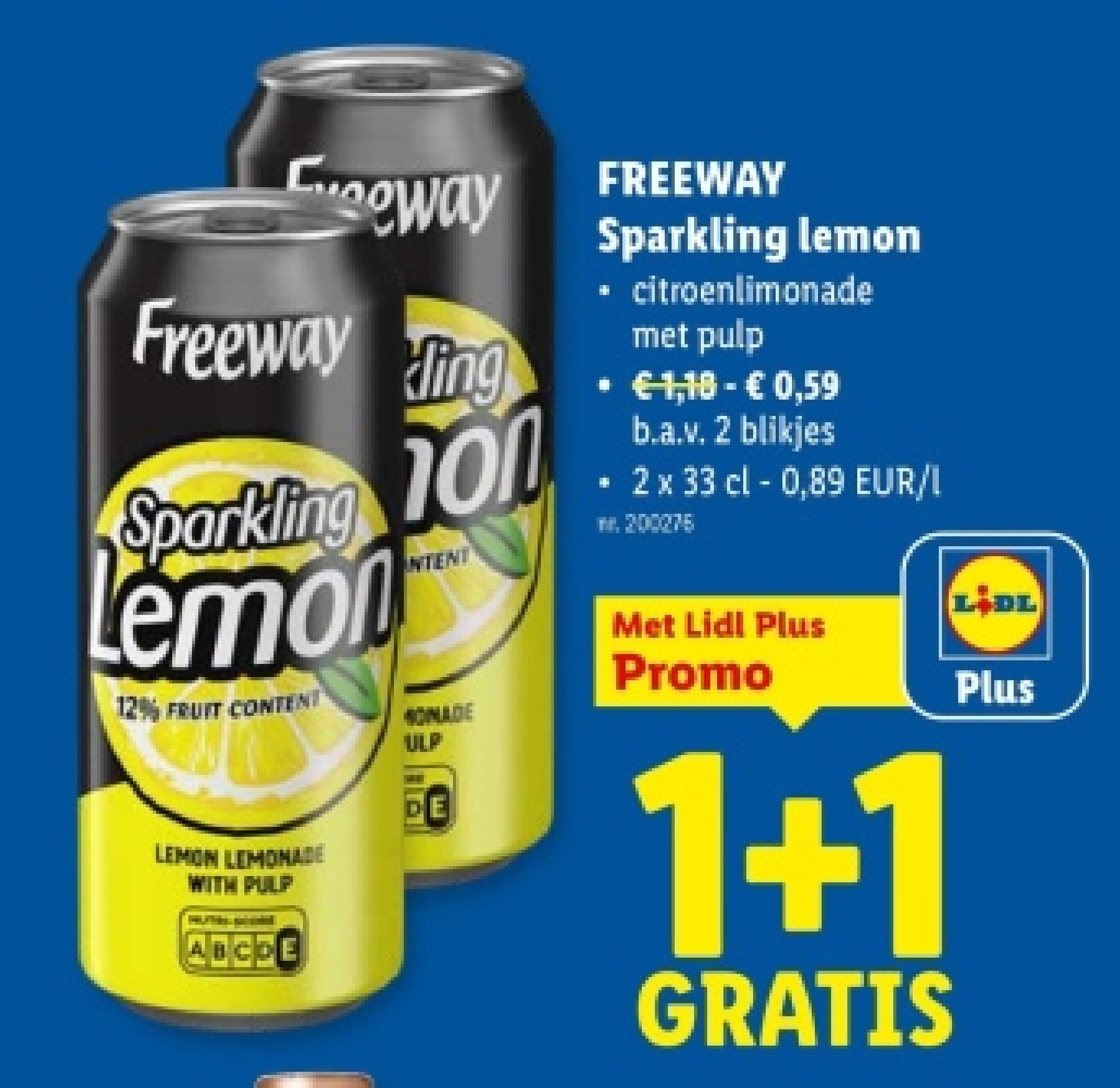Sparkling lemon