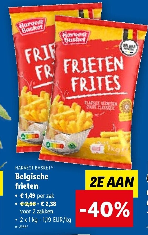Belgische frieten