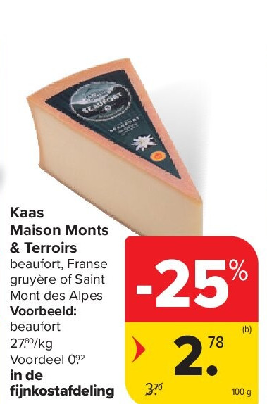 Kaas Maison Monts & Terroirs
