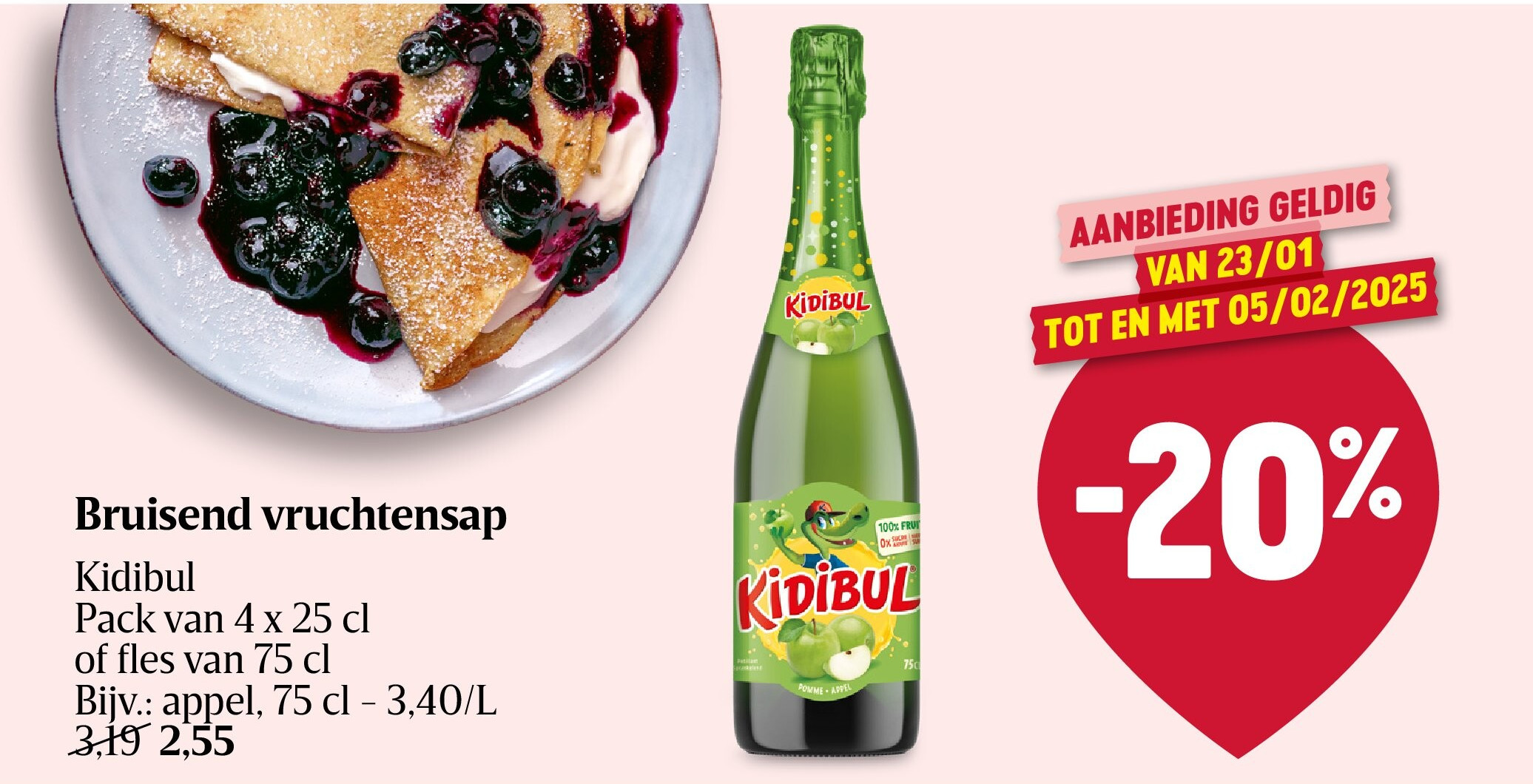 Bruisend vruchtensap