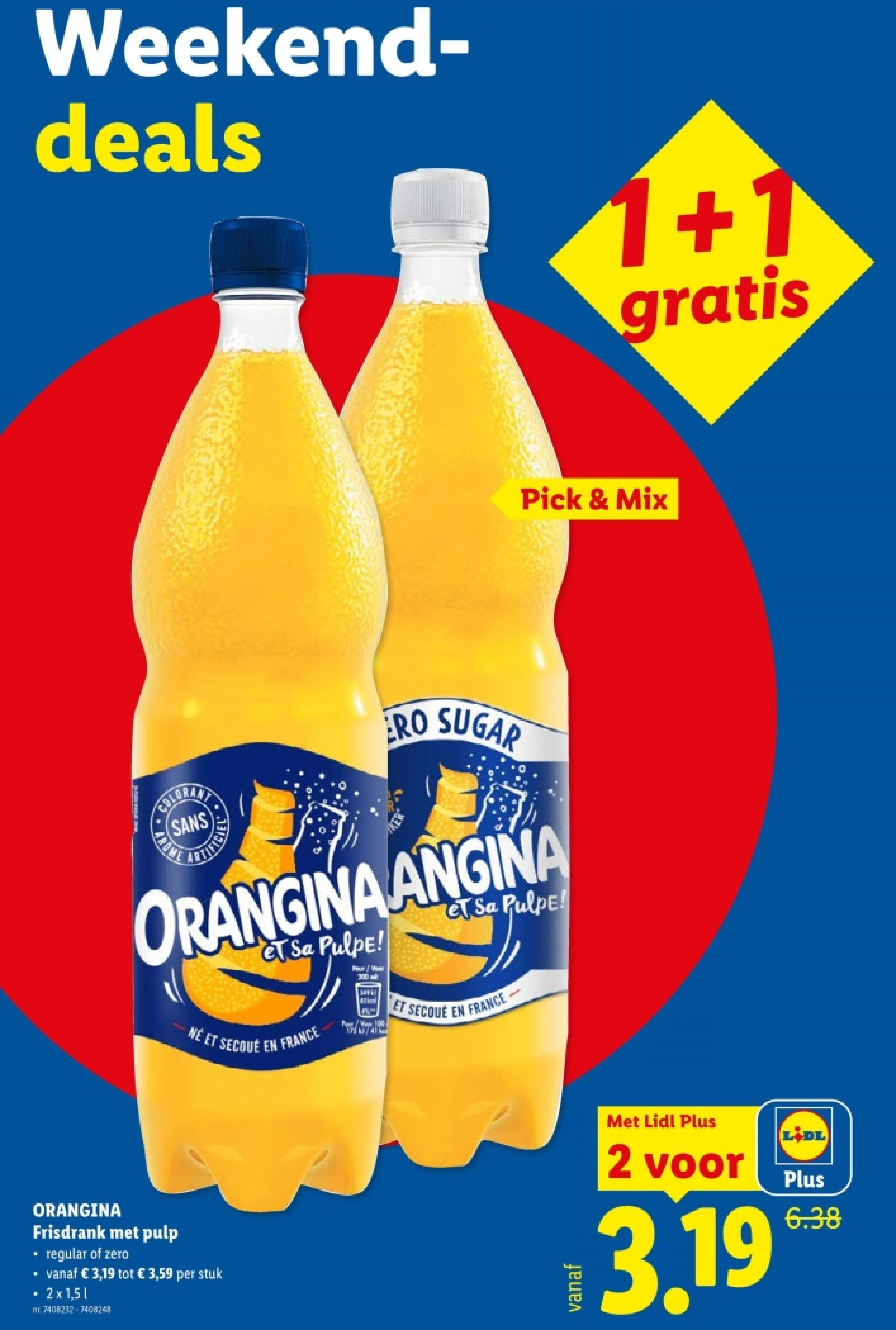 Frisdrank met pulp