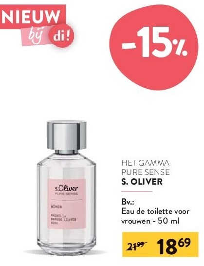 Eau de toilette voor vrouwen - 50 ml