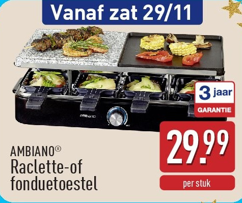 Raclette-of fonduetoestel