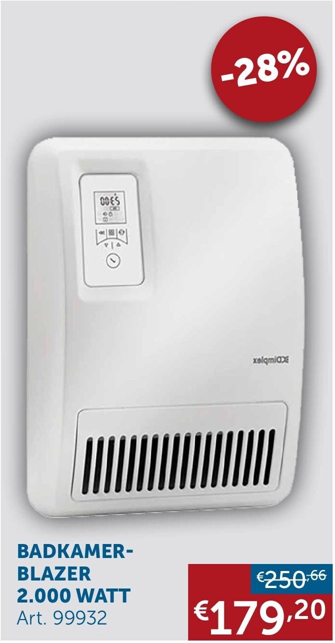 BADKAMERBLAZER 2.000 WATT