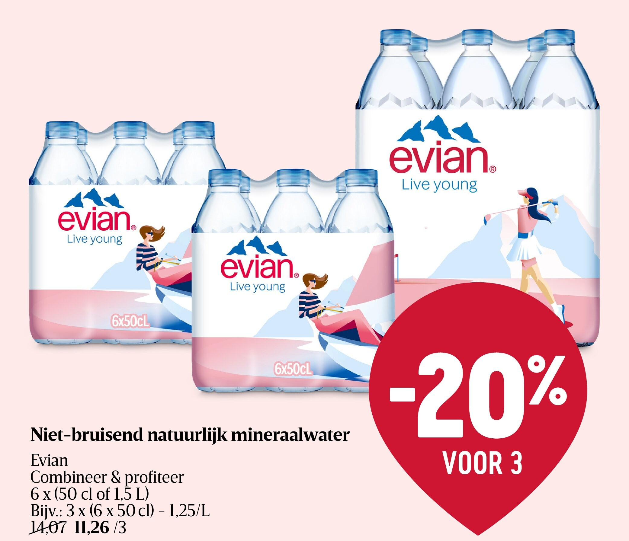 Niet-bruisend natuurlijk mineraalwater