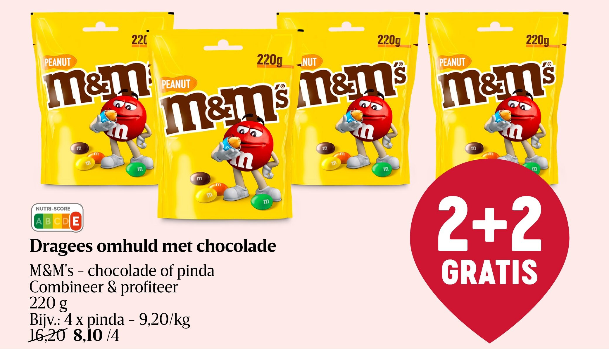 Dragees omhuld met chocolade