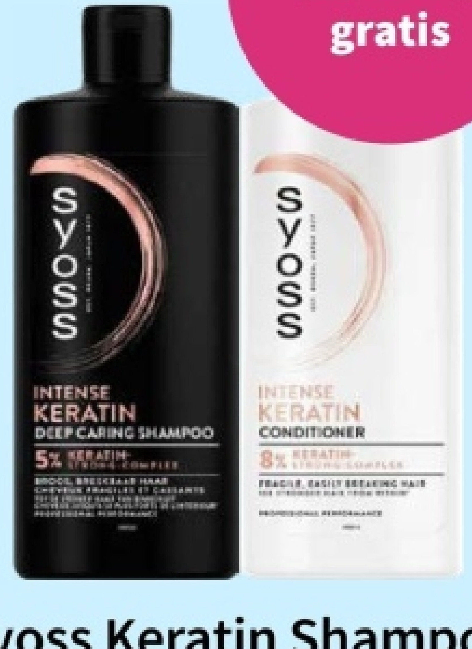 Syoss Keratin Shampoo en Conditioner