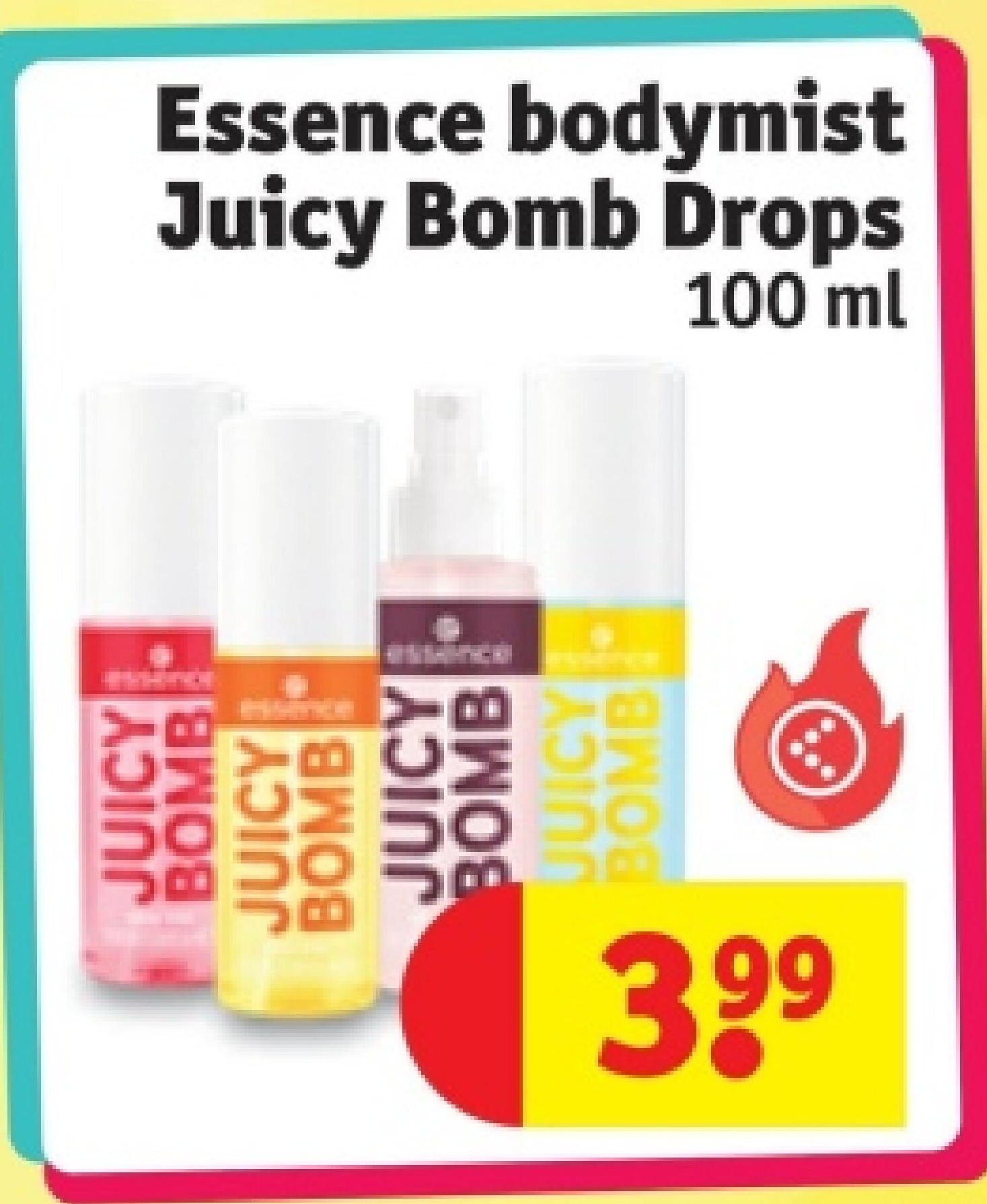 Essence bodymist Juicy Bomb Drops