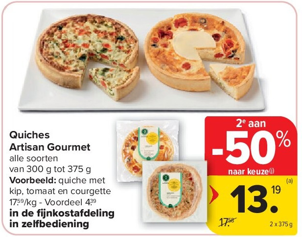 Quiches Artisan Gourmet