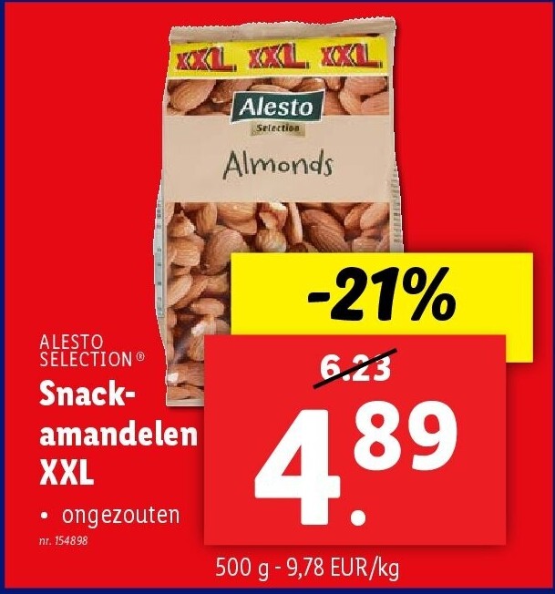 Snackamandelen XXL