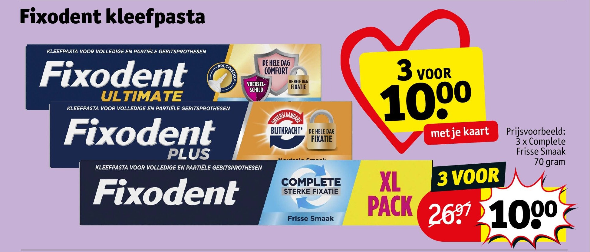 Fixodent kleefpasta